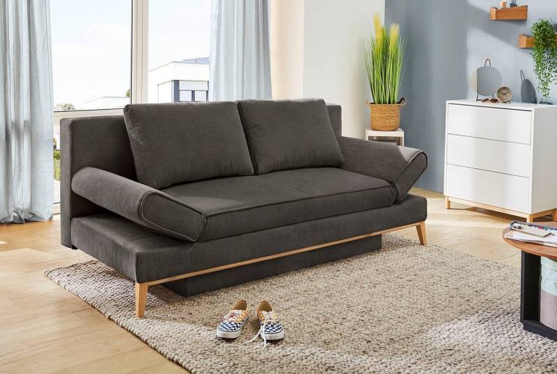 Jockenhöfer Gruppe Schlafsofa Yann, inklusive Bettfunktion, Stauraum/Bettkasten, verstellbare Armlehnen von Jockenhöfer Gruppe
