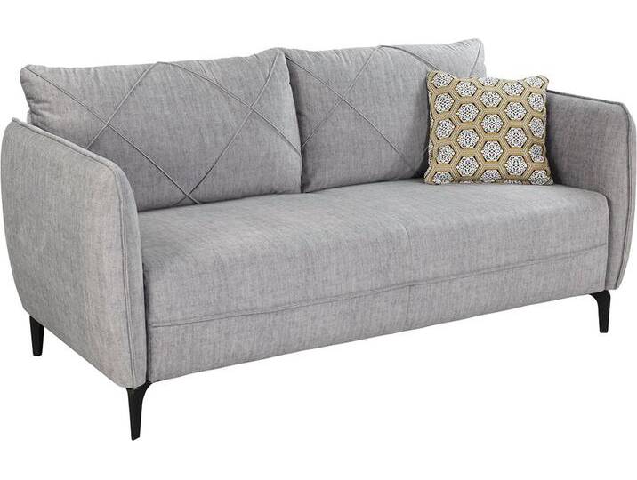 2,5-Sitzer JOCKENHÖFER GRUPPE Novara , grau, B:177cm T:85cm, Korpus: 100% Polyester;Zierkissen: 100% Polyester, Sofas, mit attraktiver Steppung, Rauten-Biesennähte, frei im Raum stellbar 2,5-Sitzer JOCKENHÖFER GRUPPE Novara , grau, B:177cm T:85cm, Korpus: 100% Polyester;Zierkissen: 100% Polyester, Sofas, mit attraktiver Steppung, Rauten-Biesennähte, frei im Raum stellbar von Jockenhöfer