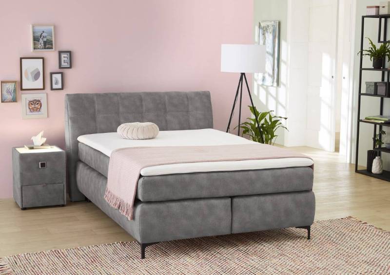 Boxspringbett Gitta 140x200 & 180x200 inklusive Topper– Jockenhöfer von Jockenhöfer