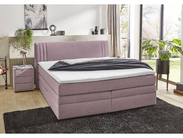 Boxspringbett JOCKENHÖFER GRUPPE  Amira , OTTOs Choice Topseller, mit Bettkasten und Topper , rosa (rosè 313, 05), B:194cm L:217cm, Bezug: 100% Polyester, Topper und Matratzenspiegel: 100% Polyester, Komplettbetten, erhältlich in den Breiten 120,140 & 180cm von Jockenhöfer