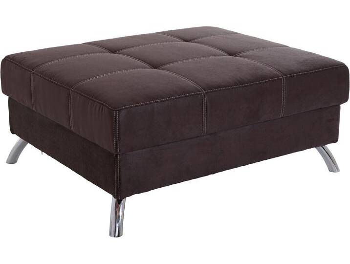 Hocker JOCKENHÖFER GRUPPE San Francisco , braun (dunkelbraun), B:103cm H:45cm T:86cm, Luxus-Microfaser in Antiklederoptik (100% Polyester);Luxus-Microfaser ALCATOP (100% Polyester);Microfaser PRIMABELLE (100% Polyester), Hocker, Polsterhocker von Jockenhöfer