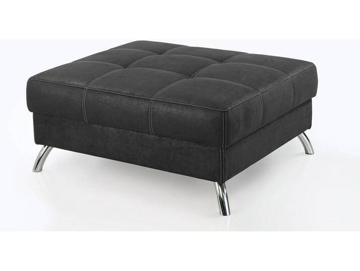 Hocker JOCKENHÖFER GRUPPE San Francisco , grau (anthrazit), B:103cm H:45cm T:86cm, Luxus-Microfaser in Antiklederoptik (100% Polyester);Luxus-Microfaser ALCATOP (100% Polyester);Microfaser PRIMABELLE (100% Polyester), Hocker, Polsterhocker von Jockenhöfer