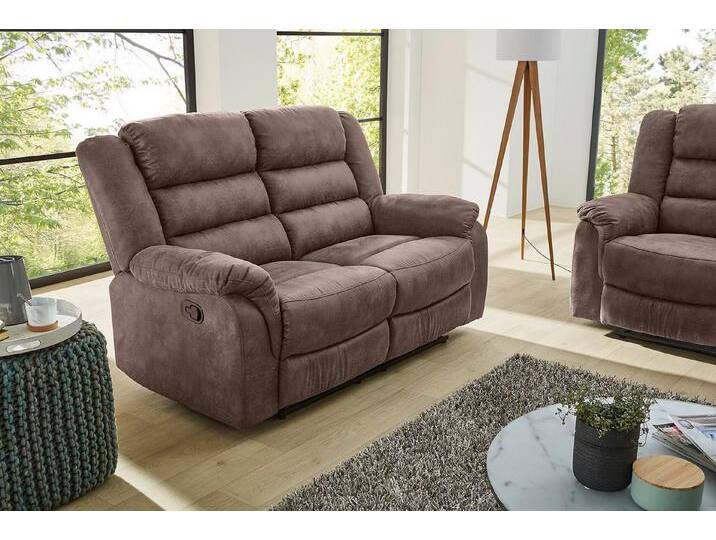 Jockenhöfer Gruppe 2-Sitzer Cleveland, Mit Liegefunktion durch halbautom. Relaxfunktion, Federkern-Polsterung, braun grau Jockenhöfer Gruppe 2-Sitzer Cleveland, Mit Liegefunktion durch halbautom. Relaxfunktion, Federkern-Polsterung, braun grau von Jockenhöfer