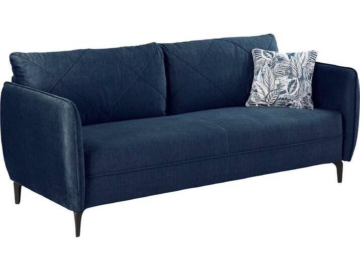 Jockenhöfer Gruppe 3-Sitzer Novara, mit attraktiver Steppung, Rauten-Biesennähte, frei im Raum stellbar, blau, blau Jockenhöfer Gruppe 3-Sitzer Novara, mit attraktiver Steppung, Rauten-Biesennähte, frei im Raum stellbar, blau, blau von Jockenhöfer