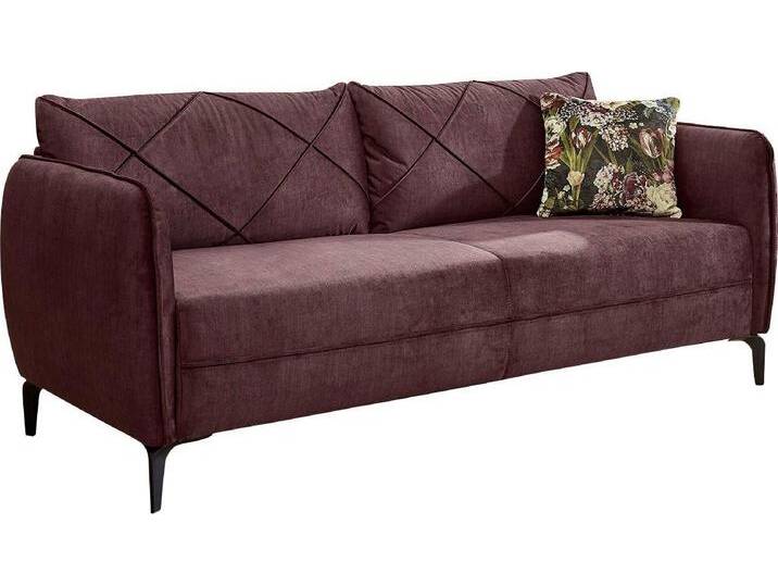 Jockenhöfer Gruppe 3-Sitzer Novara, mit attraktiver Steppung, Rauten-Biesennähte, frei im Raum stellbar, lila, aubergine Jockenhöfer Gruppe 3-Sitzer Novara, mit attraktiver Steppung, Rauten-Biesennähte, frei im Raum stellbar, lila, aubergine von Jockenhöfer