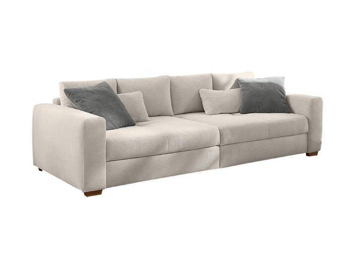 Jockenhöfer Gruppe Big-Sofa MAXI, Hellbeige, Waffelcord, mit Kissen, B 287 x H 87 x T 118 cm, beige Jockenhöfer Gruppe Big-Sofa MAXI, Hellbeige, Waffelcord, mit Kissen, B 287 x H 87 x T 118 cm, beige von Jockenhöfer
