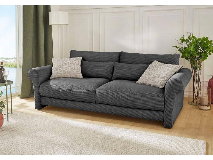 Jockenhöfer Gruppe Big-Sofa Maxima, Federkern,Schaumflocken,hervorragendes Sitzgefühl,Bezug in Cord, grau Jockenhöfer Gruppe Big-Sofa Maxima, Federkern,Schaumflocken,hervorragendes Sitzgefühl,Bezug in Cord, grau von Jockenhöfer