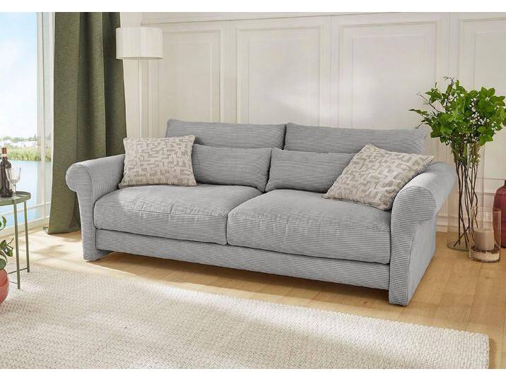 Jockenhöfer Gruppe Big-Sofa Maxima, Federkern,Schaumflocken,hervorragendes Sitzgefühl,Bezug in Cord von Jockenhöfer