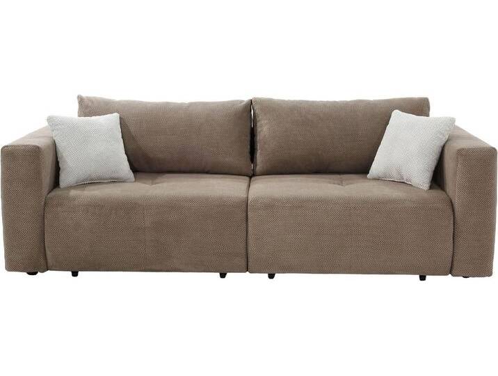 Jockenhöfer Gruppe Big-Sofa Relax, Gästebettfunktion, Bettkasten, Sitzelemente einzeln ausziehbar, braun von Jockenhöfer