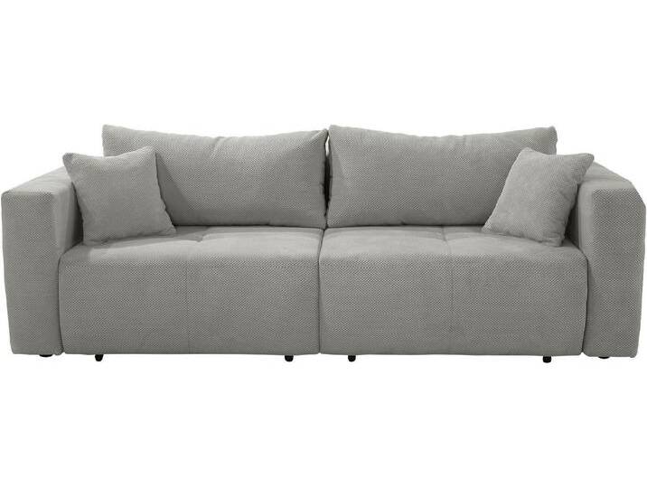 Jockenhöfer Gruppe Big-Sofa Relax, Gästebettfunktion, Bettkasten, Sitzelemente einzeln ausziehbar, grau von Jockenhöfer