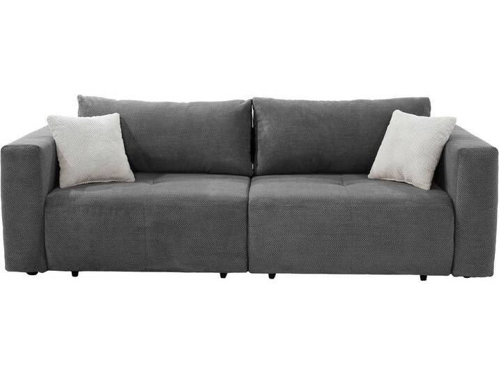 Jockenhöfer Gruppe Big-Sofa Relax, Gästebettfunktion, Bettkasten, Sitzelemente einzeln ausziehbar, grau von Jockenhöfer