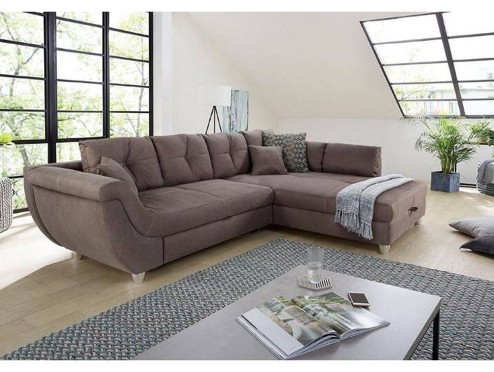 Jockenhöfer Gruppe Ecksofa Maranello L-Form, mit großem Stauraum, Gästebett- und Relaxfunktion, Nosagfederung von Jockenhöfer