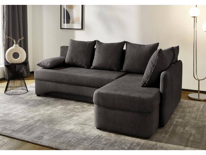 Jockenhöfer Gruppe Ecksofa Nivaris L-Form, B: 197 cm, mit Bettfunktion & Bettkasten, Unser Dauertiefpreis, grau von Jockenhöfer