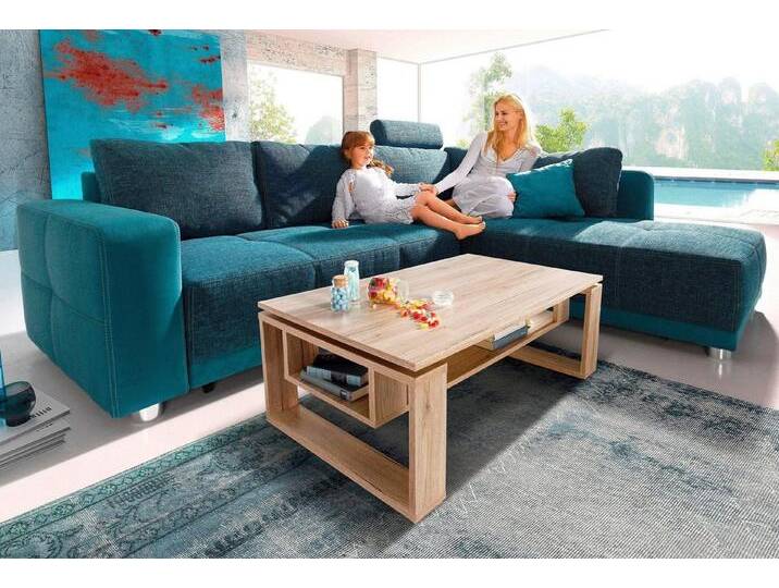 Jockenhöfer Gruppe Ecksofa Orlando L-Form, mit Bettfunktion, Bettkasten und Federkern, mit 1 oder 3 Kopfstützen von Jockenhöfer