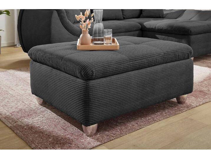 Jockenhöfer Gruppe Hocker Genua, B: 103 cm, individuell zu kombinieren, grau, grau Jockenhöfer Gruppe Hocker Genua, B: 103 cm, individuell zu kombinieren, grau, grau von Jockenhöfer