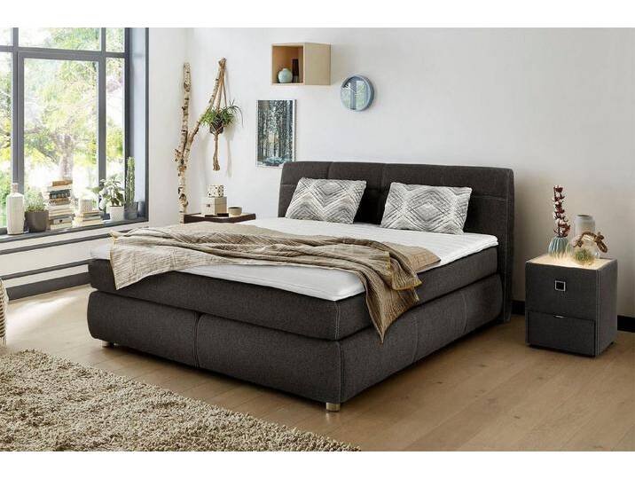 Jockenhöfer Gruppe Nachtkonsole Lancy, mit LED-Beleuchtung, grau, dunkelgrau 474/29 von Jockenhöfer