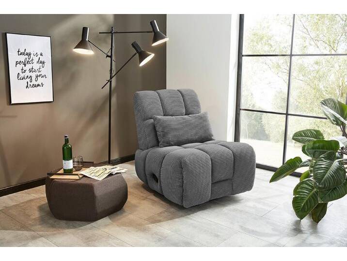 Jockenhöfer Gruppe Relaxsessel Doncaster, mit Dreh-,Schauckel-,Relax-und Wippfunktion,angenehm weicher Cordstoff, grau, grau 426/09 von Jockenhöfer