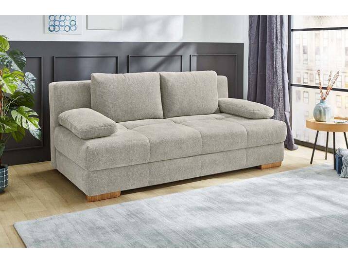 Jockenhöfer Gruppe Schlafsofa Calli, als Dauerschläfer geeignet, mit Tonnentaschenfederkern+Wellenfederung im Sitz+Rücken, Bettkasten, beige braun von Jockenhöfer