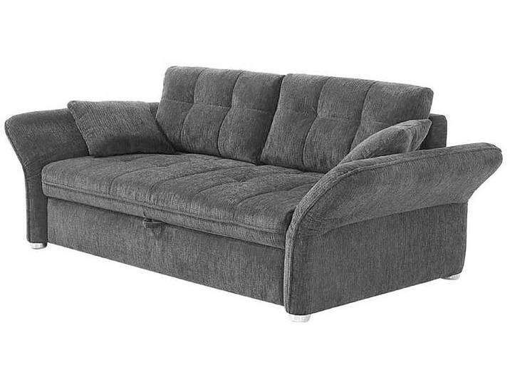 Jockenhöfer Gruppe Schlafsofa Leon, mit Schlaf- und Relaxfunktion, 3 Breiten und Farben wählbar, inklusive Kissen, grau von Jockenhöfer
