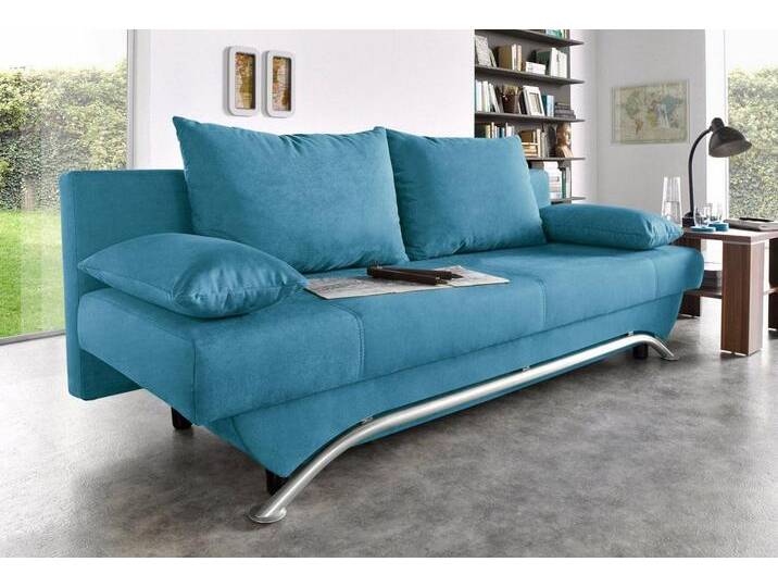 Jockenhöfer Gruppe Schlafsofa Nancy, inklusive Bettfunktion und Bettkasten, inklusive lose Rückenkissen, blau Jockenhöfer Gruppe Schlafsofa Nancy, inklusive Bettfunktion und Bettkasten, inklusive lose Rückenkissen, blau von Jockenhöfer