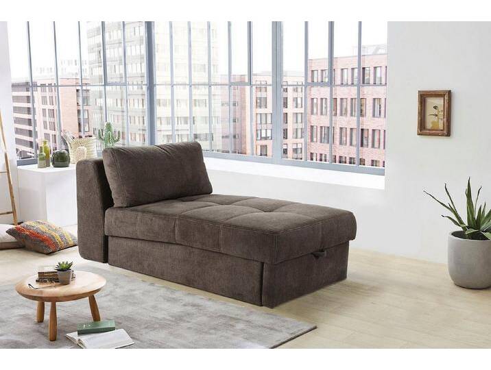 Jockenhöfer Gruppe Schlafsofa Robin, Bettfunktion und Bettkasten, mit Federkern und loser Rückenkissen, braun, braun von Jockenhöfer