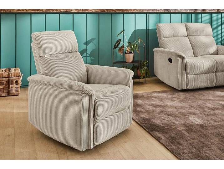 Jockenhöfer Gruppe Sessel Juist, Liegefunktion durch halbautomatische Reclinerfunktion, Federkern, beige grau Jockenhöfer Gruppe Sessel Juist, Liegefunktion durch halbautomatische Reclinerfunktion, Federkern, beige grau von Jockenhöfer