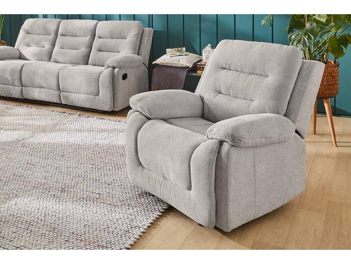 Jockenhöfer Gruppe Sessel Sylt, mit Liegefunktion durch halbautomatische Relaxfunktion, Federkern, grau Jockenhöfer Gruppe Sessel Sylt, mit Liegefunktion durch halbautomatische Relaxfunktion, Federkern, grau von Jockenhöfer