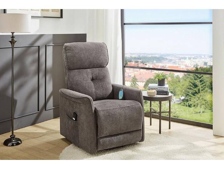 Jockenhöfer Gruppe TV-Sessel Denver, mit elektromotorischen Verstellfunktionen, Aufstehfunktion, Heizfunktion, Massage, Federkern, 1 Motor, Fernbed. von Jockenhöfer