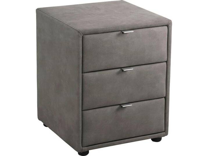 Nachtkonsole JOCKENHÖFER GRUPPE Lore , grau (dunkelgrau 344, 09), H:53cm T:45cm, Sideboards von Jockenhöfer