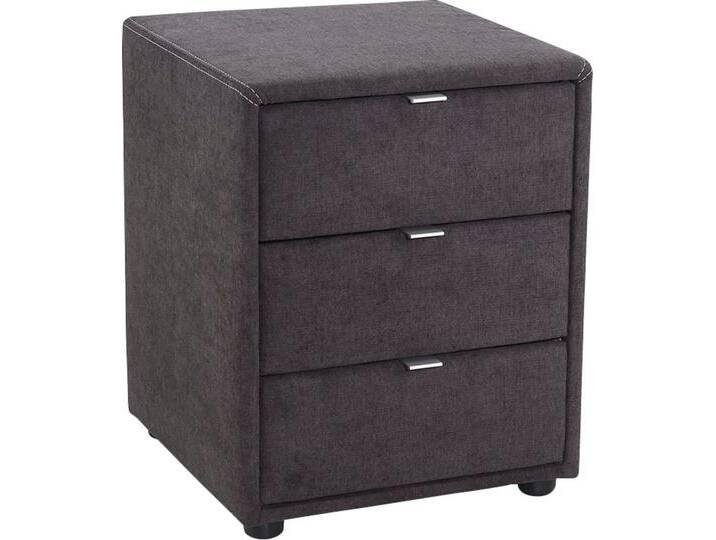 Nachtkonsole JOCKENHÖFER GRUPPE Lore , grau (dunkelgrau 485, 09), H:53cm T:45cm, Sideboards von Jockenhöfer