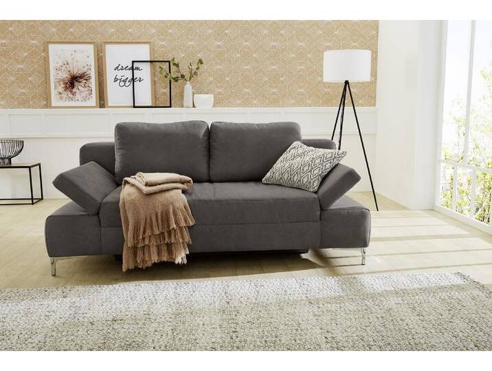 Schlafsofa JOCKENHÖFER GRUPPE Jano , braun (dunkelbraun), B:202cm T:103cm, Sofas, klassisches Schlafsofa mit individuell, verstellbaren Armlehnen von Jockenhöfer