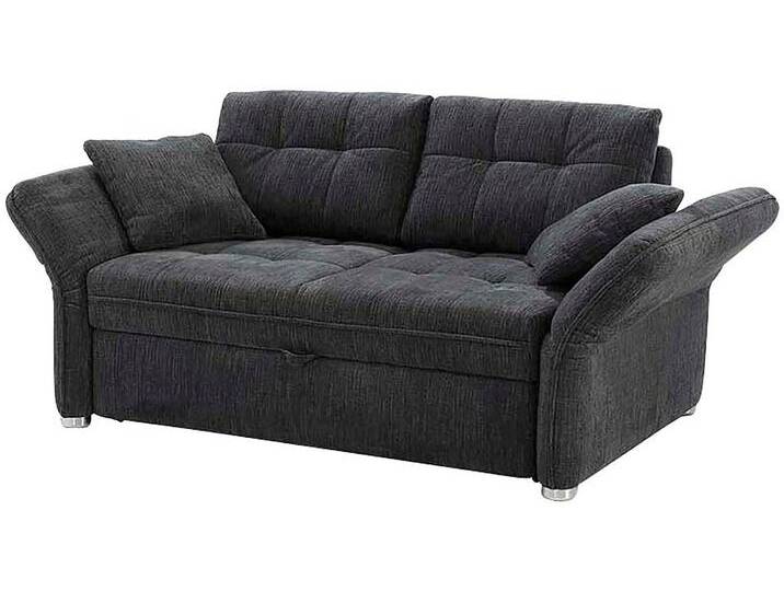 Schlafsofa JOCKENHÖFER GRUPPE Leon, mit Schlaf- und Relaxfunktion , schwarz (schwarz 443, 06), B:147cm T:105cm, Korpus: 100% Polyester;Kissen: 100% Polyester, Sofas, 3 Breiten und Farben wählbar, inklusive Kissen von Jockenhöfer