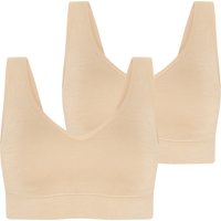 Jockey Bralette "Back Smoothing Seamfree" 2er Pack, weiche, eingenähte, drahtlos geformte Cups von Jockey