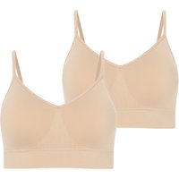 Jockey Bralette "Seamfree Stretch" 2er Pack, Ohne Seitennähte, Breites Unterbrustband, V-Ausschnitt von Jockey