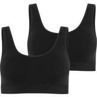 Jockey Bralette "Seamfree Stretch" 2er Pack, Rundhals, breite Träger, ohne Seitennähte von Jockey