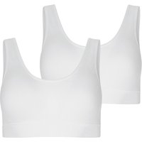 Jockey Bralette "Seamfree Stretch" 2er Pack, Rundhals, breite Träger, ohne Seitennähte von Jockey