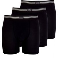 Jockey Trunk "Cotton Stretch" 3er Pack, Mittlere Bundhöhe, längeres Bein, Logobund von Jockey