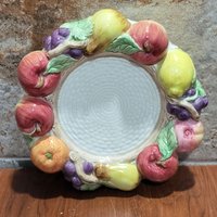 Fitz & Floyd Fruit Fair Stumpenkerzenhalter Unterteller von JodamelTreasures