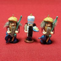 Hallmark Nussknacker Guild Andenken Miniatur Ornament Set Von 3 von JodamelTreasures