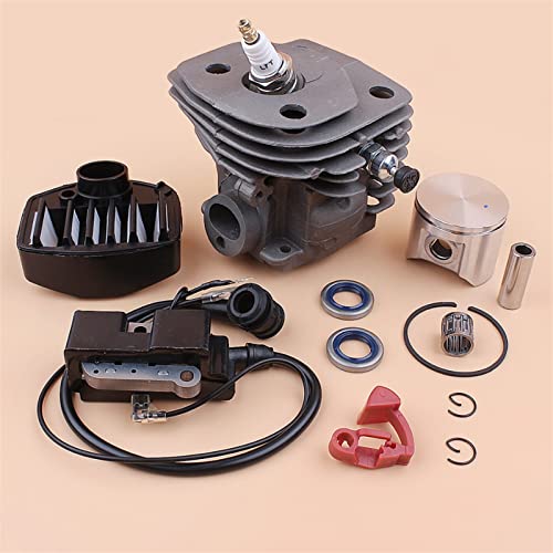Jodriva 47-mm-Zylinderkolben-Zündspulen-Luftfilter-Öldichtungssatz, for Husqvarna 357 XP 357XP 359, Kettensägen-Motorteile, 12-mm-Stift Kurbelwellenlagersatz für Kettensägen Jodriva 47-mm-Zylinderkolben-Zündspulen-Luftfilter-Öldichtungssatz, for Husqvarna 357 XP 357XP 359, Kettensägen-Motorteile, 12-mm-Stift Kurbelwellenlagersatz für Kettensägen von Jodriva