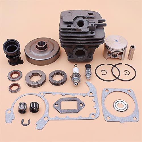 Jodriva 49-mm-Zylinderkolben-Kupplungstrommel 3/8" 8T 7T Ritzelfelgensatz, for STIHL MS361 MS 361, Ansaugöldichtungssatz Kurbelwellenlagersatz für Kettensägen Jodriva 49-mm-Zylinderkolben-Kupplungstrommel 3/8" 8T 7T Ritzelfelgensatz, for STIHL MS361 MS 361, Ansaugöldichtungssatz Kurbelwellenlagersatz für Kettensägen von Jodriva