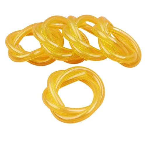 Jodriva 5 Stück Kraftstoffleitungsschlauch, for Husqvarna, 61 66 162 181 266 268 272 281 288 Kettensägenteil, 5 mm Außendurchmesser Kraftstoffleitung für Kettensägen von Jodriva