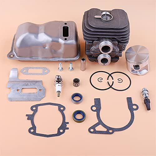Jodriva 50-mm-Zylinderkolbensatz, for STIHL TS410 TS420 TS 410 420, Auspuffschalldämpfer, Zündkerze, Öldichtung, Trennsäge 4238 020 1202 Kurbelwellenlagersatz für Kettensägen Jodriva 50-mm-Zylinderkolbensatz, for STIHL TS410 TS420 TS 410 420, Auspuffschalldämpfer, Zündkerze, Öldichtung, Trennsäge 4238 020 1202 Kurbelwellenlagersatz für Kettensägen von Jodriva