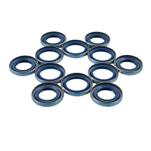 Jodriva 6 Paar Kurbelöldichtungen Öldichtungssatz, for Husqvarna, 365 371 372 362 362XP EPA K Kettensäge 503260301/505275719 Kurbelwellenlagersatz für Kettensägen von Jodriva