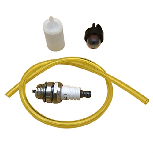 Jodriva 600 mm Kraftstoffschlauchleitungsfilter Zündkerze L7T-Kit, for Husqvarna, 350 345 340 346 XP 334 335 338 339 Kettensägenteile Kraftstoffleitung für Kettensägen von Jodriva