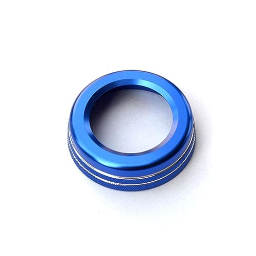 Jodriva ABE GLA CIA GLE ML GL X164 X166 W251 W176 W245 W246 AMG Auto Multimedia Lautstärkeregler Dekoration Ringabdeckung Zierring für Klimaanlagenknopf(Blue) von Jodriva