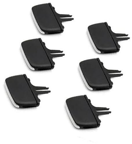 Jodriva For VOLVO, XC90 V90 S90 Auto Klimaanlage Vent Clip Reparatur Kit Vorne Hinten AC Vent Grille Outlet Tab Clip Slider(BLACK Onecolor) von Jodriva