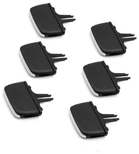 Jodriva For VOLVO, XC90 V90 S90 Auto Klimaanlage Vent Clip Reparatur Kit Vorne Hinten AC Vent Grille Outlet Tab Clip Slider(BLACK Onecolor) von Jodriva