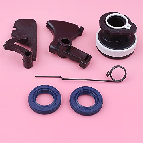Jodriva Gashebel-Verriegelungsfeder, for STIHL MS180 MS170 018 017 MS 180 170, Ersatzteil for Ansaugöldichtung, Kettensäge Kurbelwellenlagersatz für Kettensägen von Jodriva