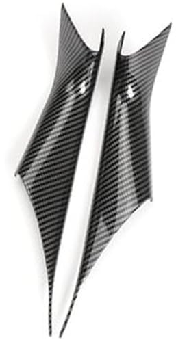 Jodriva Innentürgriffe, for, 5er G30 G38 2018 2019 2020 2021 2022, Armlehnen-Schutzverkleidung, Innentürverkleidung, Haltegriffabdeckungen Autotürgriff-Aufkleber(Carbon Fiber 1pair) von Jodriva